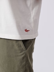 Chalk White - Футболка свободного кроя Aubin Newburgh - Изображение 5 из 6