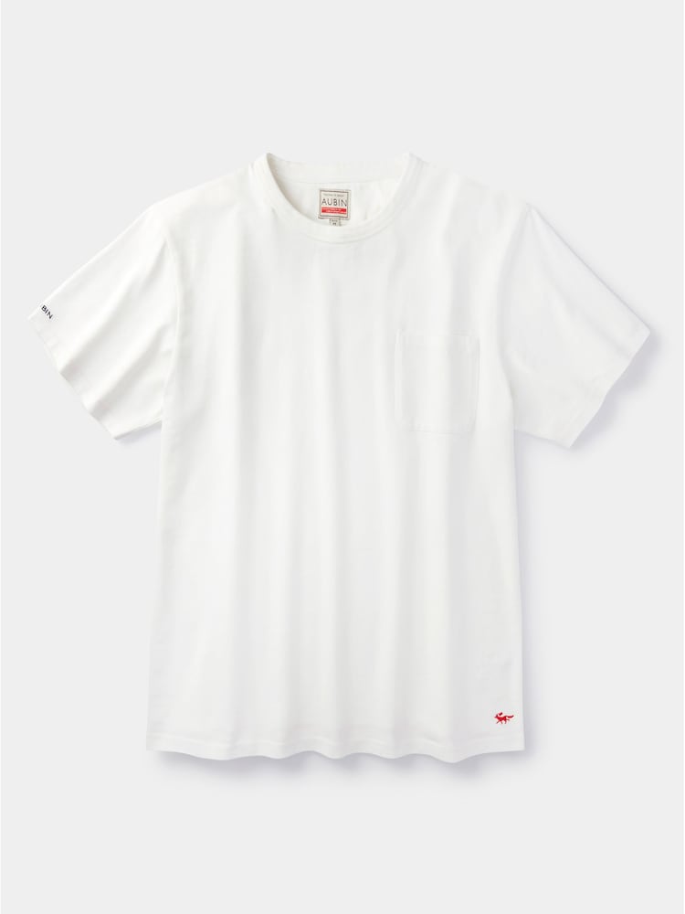 Chalk White - Футболка свободного кроя Aubin Newburgh - Изображение 6 из 6