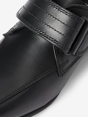 Schwarz - Lederschuhe mit einzelnem Riemen - Bild 4 von 4