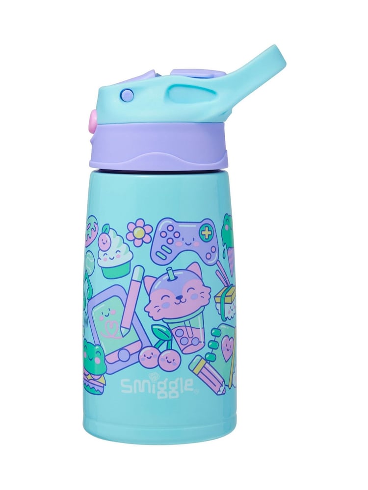 Mint - Smiggle Weekend Junior Stainless Steel Flip Top Drink Bottle 400Ml - Larawan 1 ng 2 Mint - Smiggle Weekend Junior Stainless Steel Flip Top Drink Bottle 400Ml - Larawan 1 ng 2