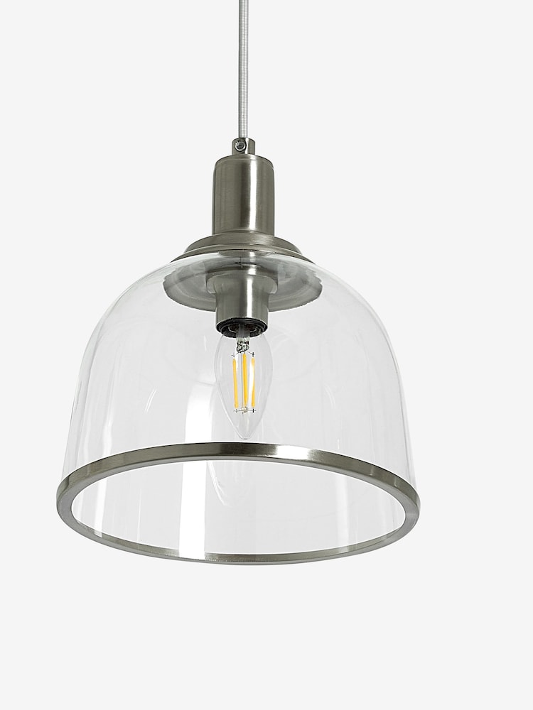 Brushed Chrome Gloucester 5 Light Pendant Ceiling Light - Image 6 of 6