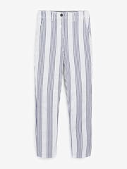Navy Blue/White Stripe Chino Trousers - Image 4 of 4