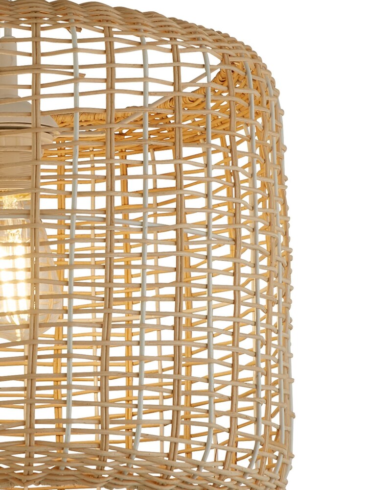 Searchlight Natural Toto Woven Easy Fit Shade - Image 2 of 3