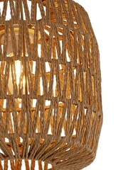 Searchlight Bobo Natural Paper String Woven Shade - Image 2 of 3