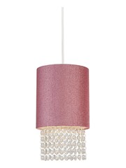 Searchlight Nona Pink Glitter Shade - Image 2 of 3