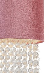 Searchlight Nona Pink Glitter Shade - Image 3 of 3