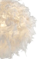 Searchlight Evie White Feather Easy Fit Shade - Image 3 of 3