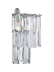 Searchlight Chrome Bella Tiered Ceiling Light Pendant - Image 3 of 3