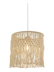 Searchlight Cream Lola Macramé Easy Fit Shade - Image 2 of 3