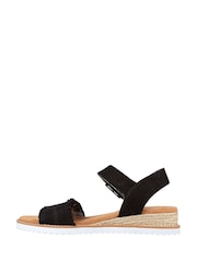Skechers Black Womens Desert Kiss Adobe Princess Sandals - Image 2 of 4