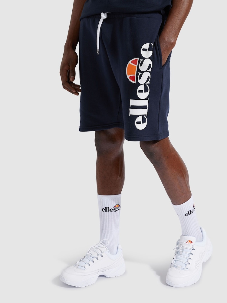 Ellesse Blue Bossini Fleece Shorts - Image 1 of 4