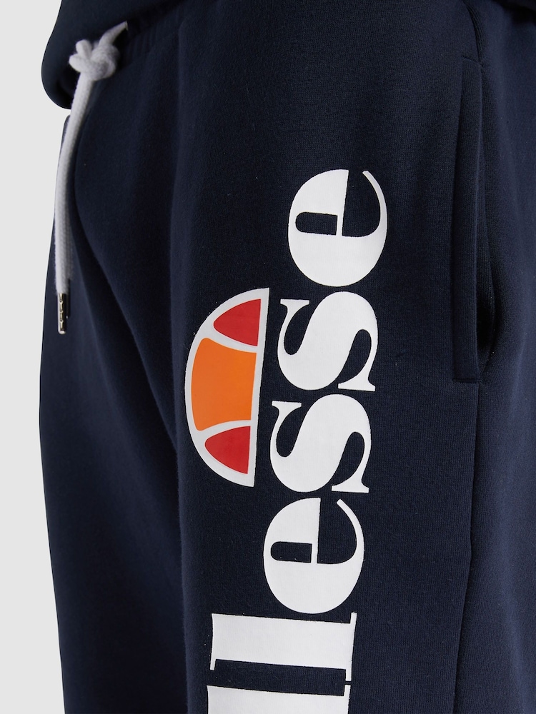 Ellesse Blue Bossini Fleece Shorts - Image 4 of 4