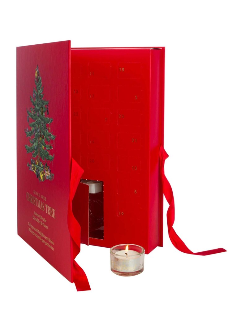 Wax Lyrical Red Christmas Tree Advent Calendar Gift Set - Image 1 of 4
