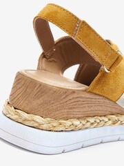 Ochre Yellow Regular/Wide Fit Forever Comfort® Sports Cross Over Wedges - Image 5 of 6