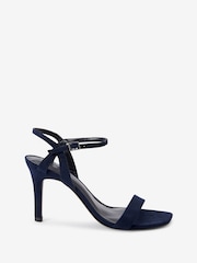 Navy Regular/Wide Fit Forever Comfort® Strappy Skinny Heel Sandals - Image 2 of 6