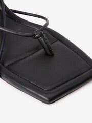 Black Signature Strappy Toe Post Sandals - Image 7 of 7