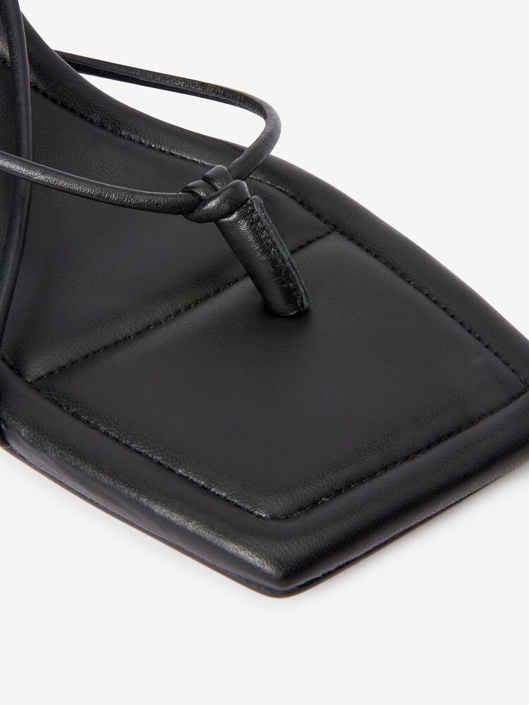 Black Signature Strappy Toe Post Sandals - Image 7 of 7