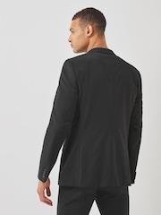 HUGO Black Slim-Fit Performance-Stretch Wool Blend Jacket - Image 2 of 5