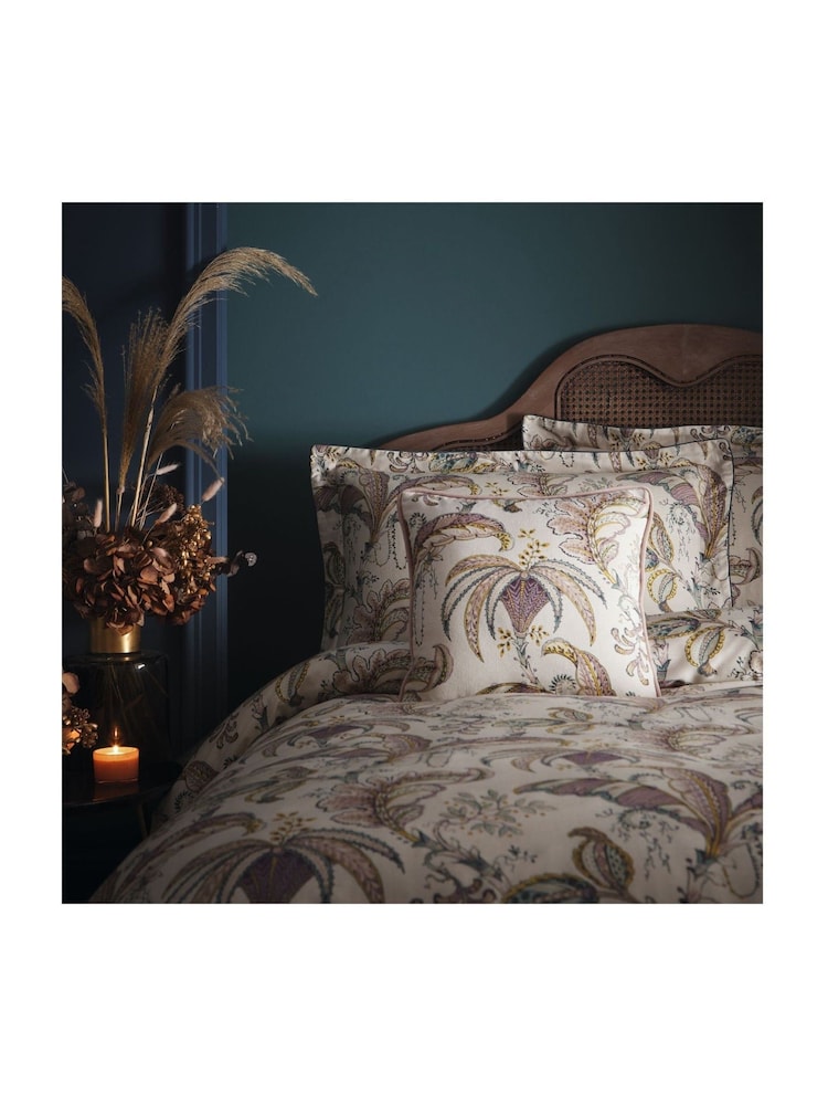 Clarke & Clarke Cream Ophelia Cushion - Image 1 of 3