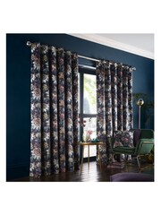 Studio G Blue Pasionaria Eyelet Curtains - Image 1 of 3