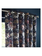 Studio G Blue Pasionaria Eyelet Curtains - Image 2 of 3