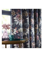 Studio G Blue Pasionaria Eyelet Curtains - Image 3 of 3