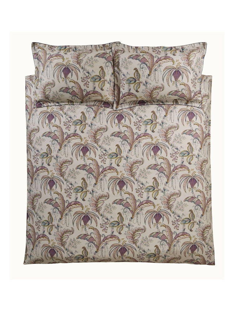 Clarke & Clarke Cream Ophelia Duvet Cover and Pillowcase Set - Image 1 of 3