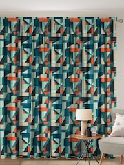 Scion Blue Scion Beton Made To Measure Curtains Curtains - Image 2 of 8