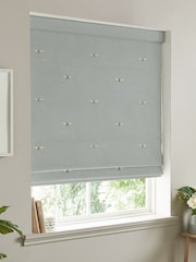 Sophie Allport Grey Bee Made To Measure Roman Blind 100% Cotton Blind - Image 5 of 6