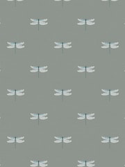 Sophie Allport Grey Dragonfly Made To Measure Roman Blind 100% Cotton Blind - Image 6 of 6