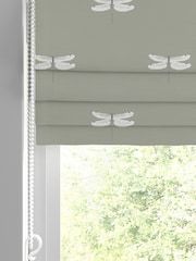 Sophie Allport Natural Dragonfly Made To Measure Roman Blind 100% Cotton Blind - Image 2 of 8