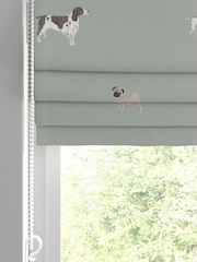 Sophie Allport Green Woof Made To Measure Roman Blind 100% Cotton Blind - Image 2 of 6