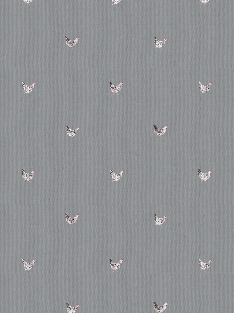 Sophie Allport Green Chicken Made To Measure Roman 100% Cotton Blind - Image 6 of 6