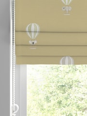 Sophie Allport Yellow Bears and Balloons Made To Measure Roman 100% Cotton Blind - Image 2 of 6