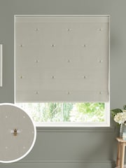 Sophie Allport Natural Bee Made To Measure Roman 100% Cotton Blind - Image 1 of 6
