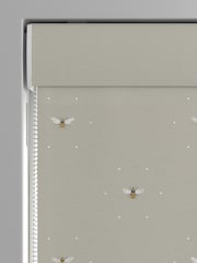 Sophie Allport Natural Bee Made To Measure Roman 100% Cotton Blind - Image 3 of 6