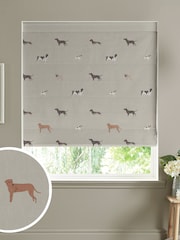 Sophie Allport Natural Woof Made To Measure Roman 100% Cotton Blind - Image 1 of 6