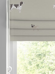 Sophie Allport Natural Woof Made To Measure Roman 100% Cotton Blind - Image 2 of 6