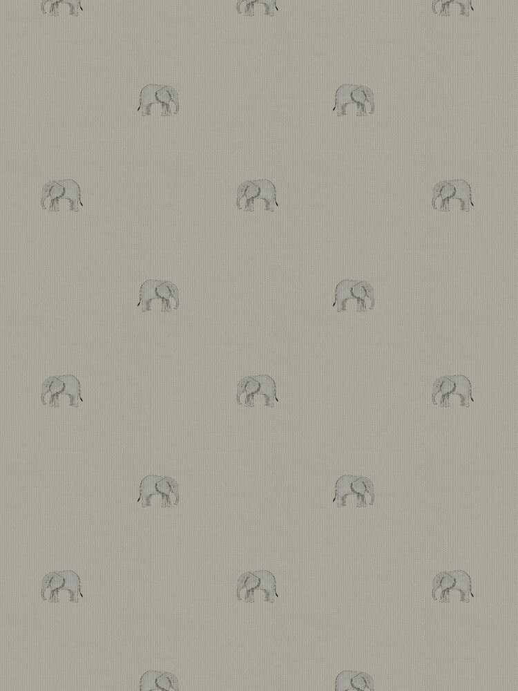 Sophie Allport Natural Elephant Made To Measure Roman 100% Cotton Blind - Image 5 of 5