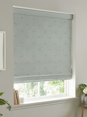 Sophie Allport Grey Elephant Made To Measure Roman 100% Cotton Blind - Image 5 of 6