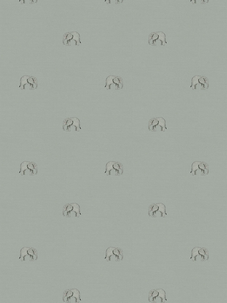 Sophie Allport Grey Elephant Made To Measure Roman 100% Cotton Blind - Image 6 of 6