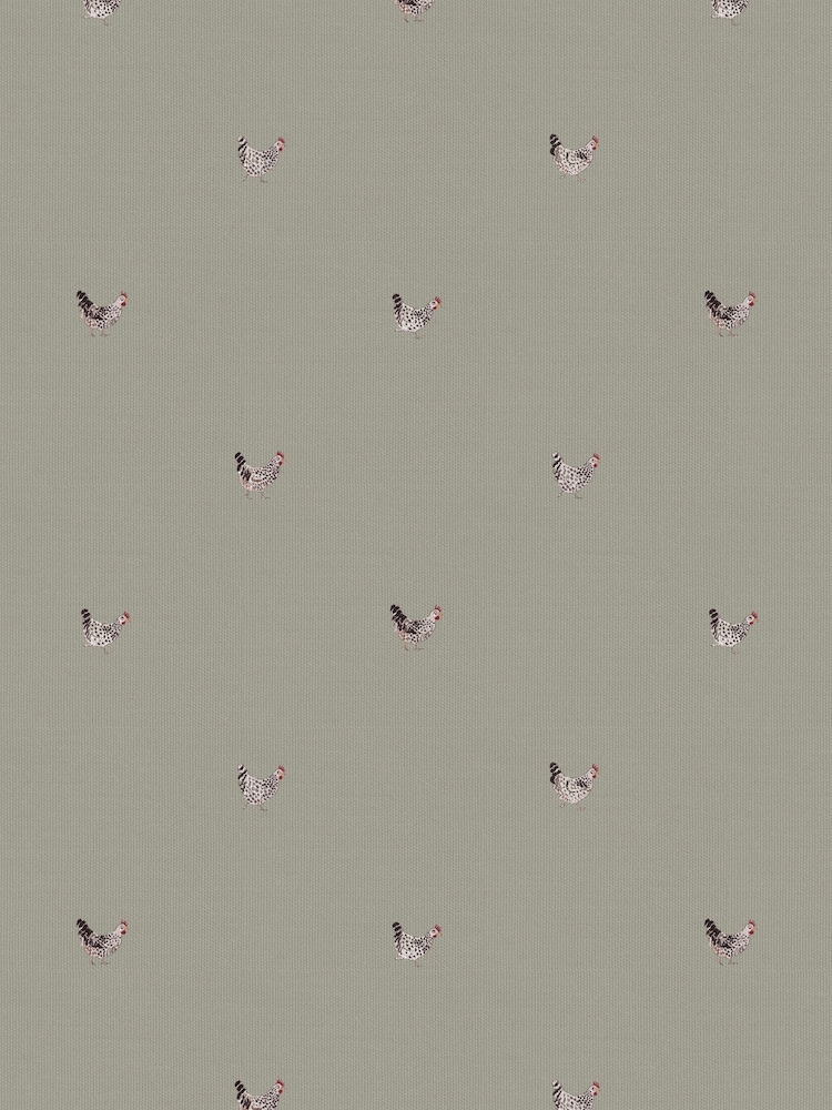 Sophie Allport Natural Chicken Made To Measure Roman 100% Cotton Blind - Image 6 of 6