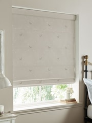 Sophie Allport Natural Hare Made To Measure Roman 100% Cotton Blind - Image 5 of 6