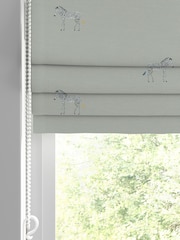 Sophie Allport Grey Zebra Made To Measure Roman 100% Cotton Blind - Image 2 of 6