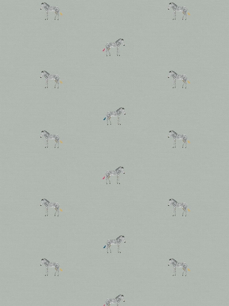 Sophie Allport Grey Zebra Made To Measure Roman 100% Cotton Blind - Image 6 of 6