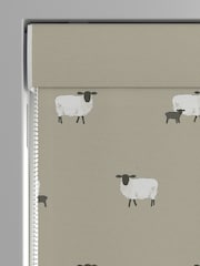 Sophie Allport Natural Sheep Made To Measure Roman 100% Cotton Blind - Image 3 of 6