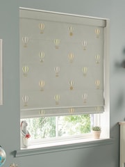 Sophie Allport Grey Kids Bears and Balloons Made To Measure Roman 100% Cotton Blind - Image 5 of 6