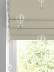 Sophie Allport Natural Kids Bears and Balloons Made To Measure Roman 100% Cotton Blind - Image 2 of 6