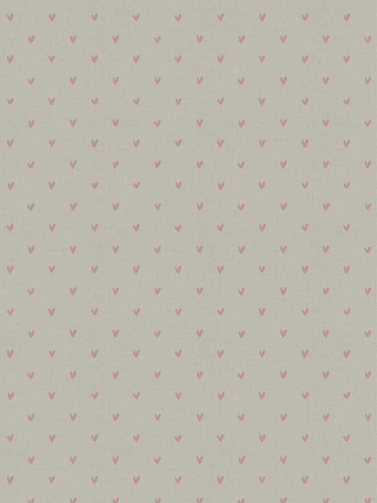 Sophie Allport Blush Pink Hearts Made To Measure Roman 100% Cotton Blind - Image 6 of 6