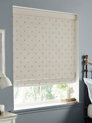 Sophie Allport Duck Egg Blue Hearts Made To Measure Roman 100% Cotton Blind - Image 5 of 6